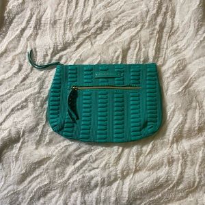 Elizabeth Arden Teal Zippered Cosmetic Makeup Bag